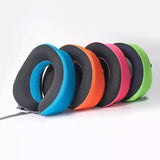 Memory Foam Breathable Comfortable Custom Logo U-shape Portable Travel Pillow