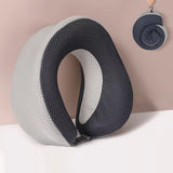Memory Foam Breathable Comfortable Custom Logo U-shape Portable Travel Pillow