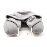 Soft Comfortable Hooded Neck Travel Pillow U Shape Airplane Neck Support Cushion with Hoodie