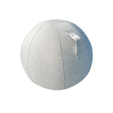 Sitting Ball Chair for Office, Dorm, and Home, Pilates Exercise Yoga Ball with Cover, Lightweight Self-Standing Ergonomic Posture Activating Exercise Ball Solution with Handle and Pump